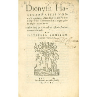 Dionysii Halicarnassei Nonnulla opuscula 