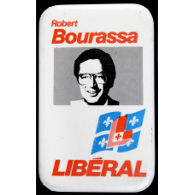 Macaron « Robert Bourassa : libéral »