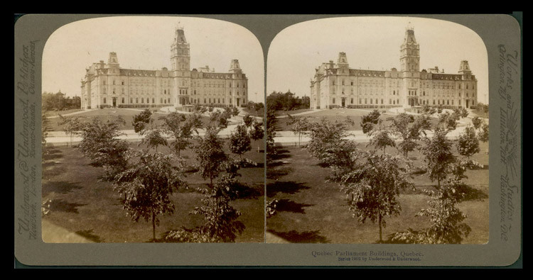 Le parlement et le champ de sylviculture, vers 1900.