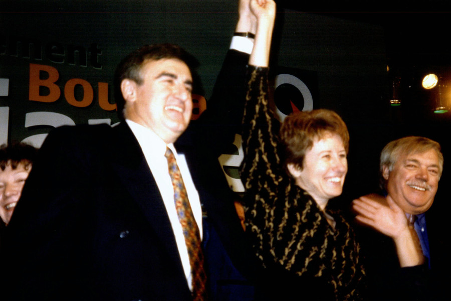 Soirée du PQ dans le cadre de la campagne électorale, 22 novembre 1998