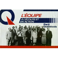 Affiche du Parti québécois, campagne électorale 1985