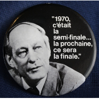 Macaron du Parti québécois, élection 1973 