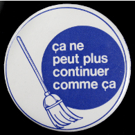 Macaron du Parti québécois, élection 1976