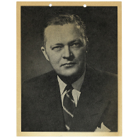 Photo et biographie de Jean Lesage, campagne électorale 1960