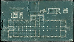 Plan général de la nouvelle Bibliothèque du Parlement