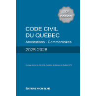 Code civil du Québec 2025-2026