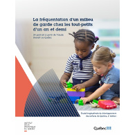 La fréquentation d'un milieu de garde chez les tout-petits d'un an et demi