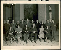 Employés de la Bibliothèque en 1950