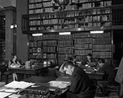 Salle de lecture de la Bibliothèque en 1964