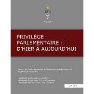 Privilège parlementaire : d'hier à aujourd'hui