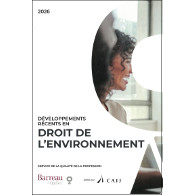 Développements récents en droit de l'environnement 
