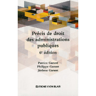 Précis de droit des administrations publiques, 6e édition