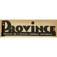 Entête de l’organe de l’Action libérale nationale, 1935