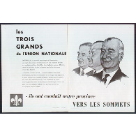 Publicité de l'Union nationale parue dans « La Revue moderne » en juin 1960