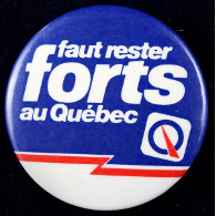 Macaron du Parti québécois, campagne électorale 1981
