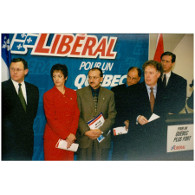 Tournée du chef du Parti libéral, Jean Charest, campagne électorale 1998