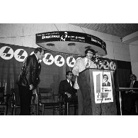 Visite de Robert Bourassa à Asbestos - Campagne électorale 1976