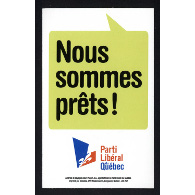 Carton « Nous sommes prêts! », élection 2003