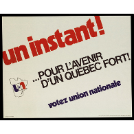 Affiche de l'Union nationale, [1973]