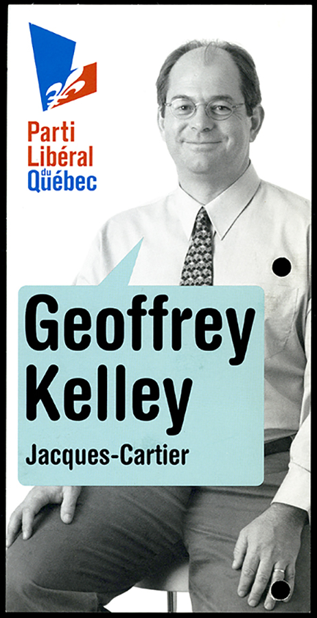 Encart promotionnel de Geoffrey Kelley. [2003].