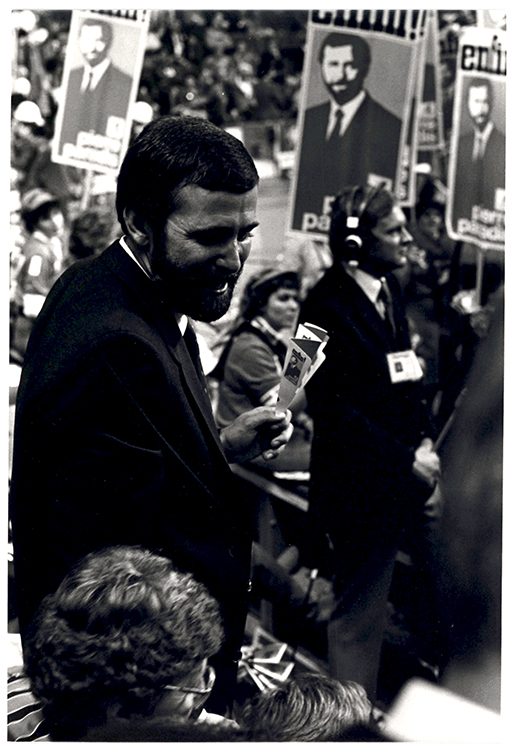 Photographie de la course à la direction du Parti libéral du Québec, 1983.