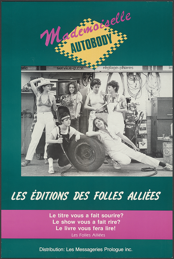 Affiche de « Mademoiselle Autobody », vers 1985.